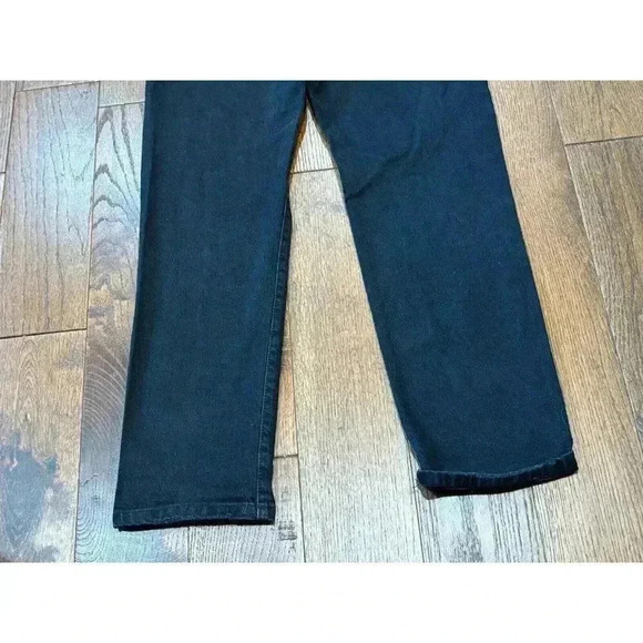 Free People Black washed Jeans Womens 27 High Rise Ripped Straight Leg - Picture 13 of 13
